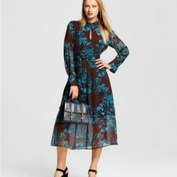 Who What Wear Midi Dress XS - Picture 2 of 6